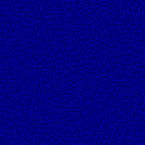 Perlin's classic noise in 3d with a slice through a 2d-plane. 