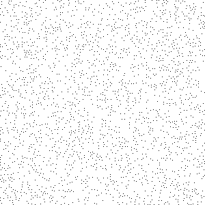 Maximal poisson-disk pattern in 2D. 